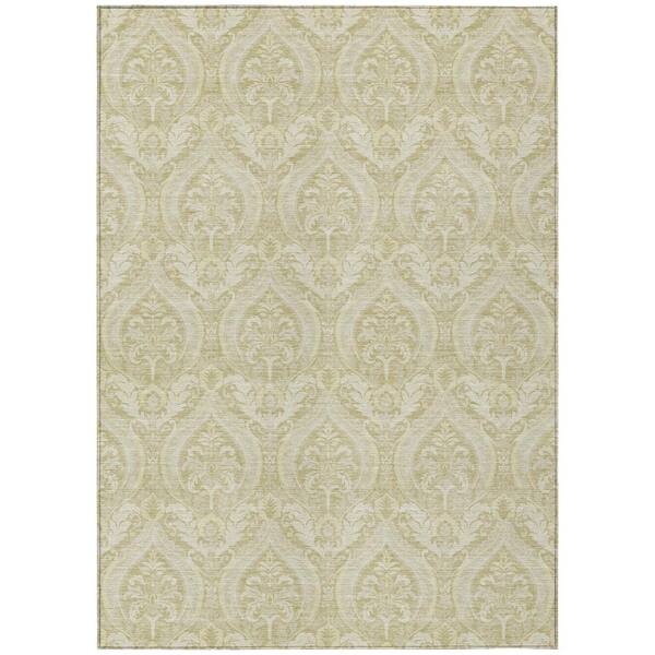 Addison Rugs Chantille ACN572 Beige 9 ft. x 12 ft. Machine Washable Indoor/Outdoor Geometric Area Rug