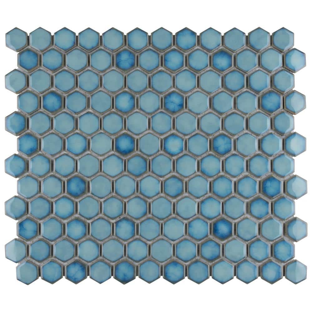 Hudson 1 in. Hex Marine 6 in. x 6 in. Porcelain Mosaic Take Home Tile Sample price history on PriceWatchPro