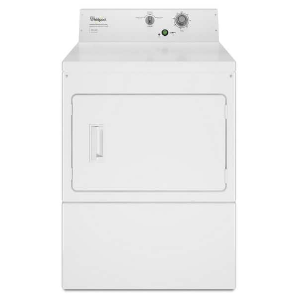 Whirlpool 7.4 cu. ft. 120-Volt White Commercial Gas Super-Capacity Dryer