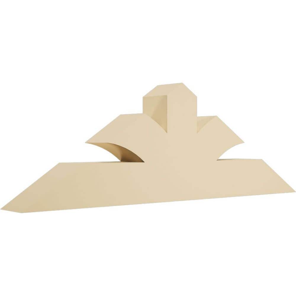 Ekena Millwork 36 in. W x 12 in. H x 4 in. D x 4 in. F, 8/12 Pitch ...