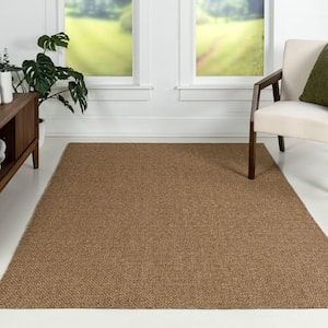 JONATHAN Y Solana Easy Jute Rustic Solid Color Natural 3 ft. 11 in