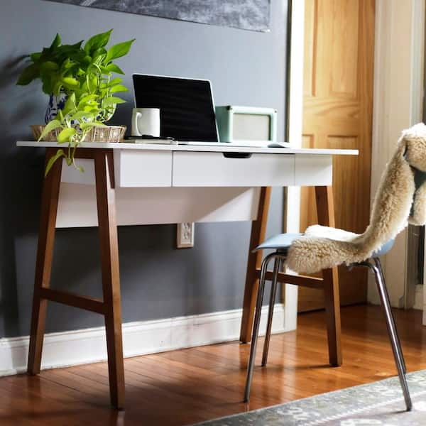 Home Office Writing Computer Desk 51101, Modern Desks With Drawers For Home Office