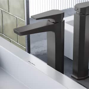Voltaire Single-Handle High-Arc Single-Hole Bathroom Faucet in Gunmetal Gray