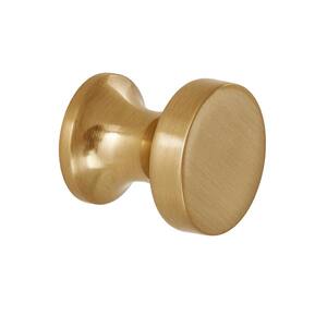 High Desert 1 in. Satin Brass Round Cabinet Knob