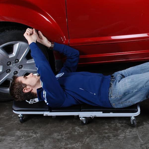 Pro-Lift - Z Creeper 2-in-1 Creeper and Seat 36 in. with 6 Casters and 300 lbs. Capacity