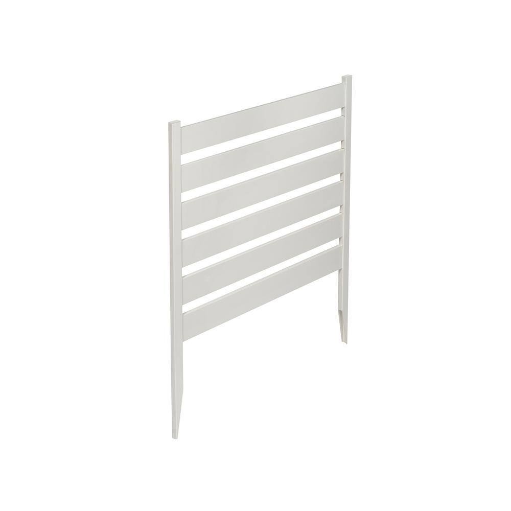 Maui 2-ft White Vinyl Square-Top Garden Fence Panels