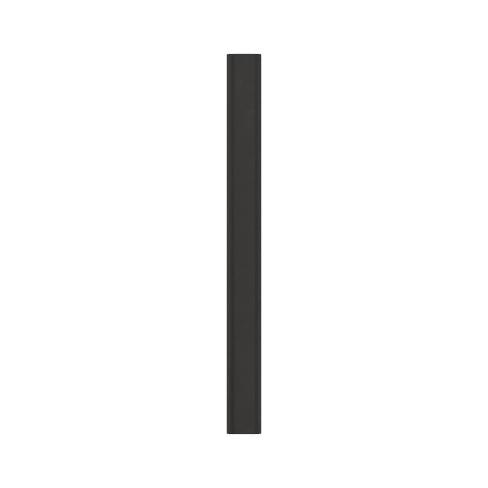 Matte Black Aluminum Modern Cabinet Bar Pull with Mounting Hardware