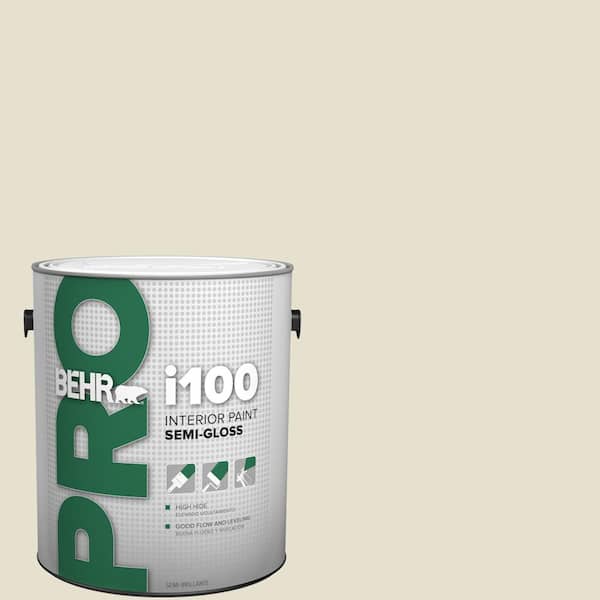 BEHR PRO 1 Gal. #S350-1A Cool Honeydew Semi-Gloss Interior Paint