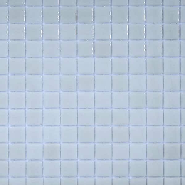 Glass Tile Love White Hot White 12.5 in. x 21.5 in. Chips Mosaic Glossy Glass Wall Floor Pool Tile (10.76 sq. ft./Case)
