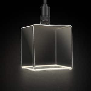 40-Watt Equivalent Cube Dimmable Oversized Clear Glass E26 LED Light Bulb Soft White 2700K