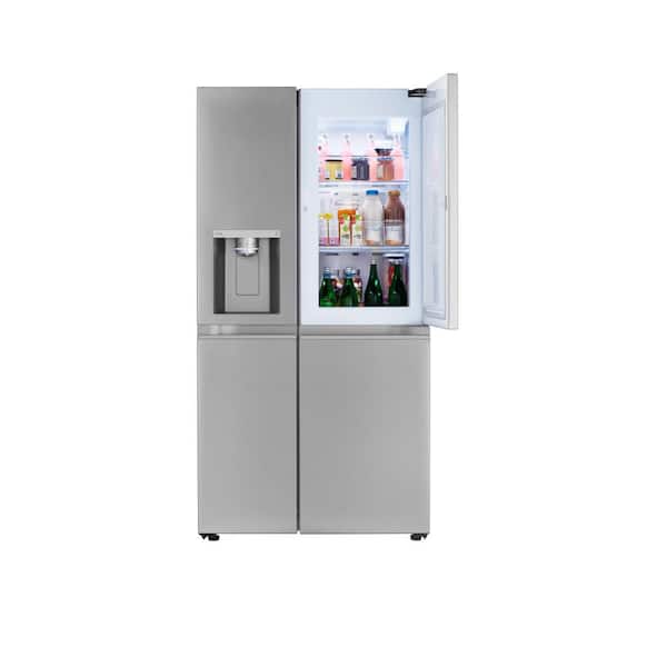https://images.thdstatic.com/productImages/85869308-7486-43d4-ba40-80cffb630b42/svn/printproof-stainless-steel-lg-side-by-side-refrigerators-lrsds2706s-40_600.jpg