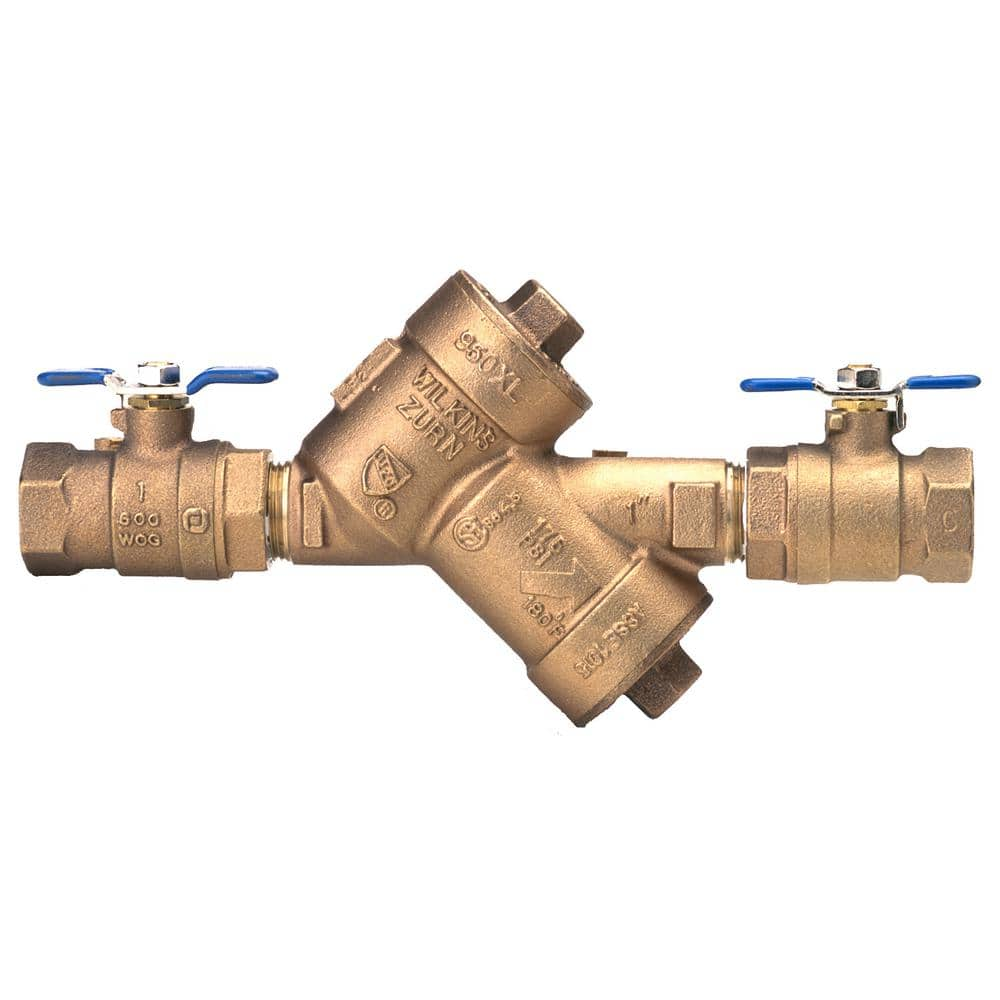 Watts 3/4 in. Bronze FPT x FPT Double Check Valve Assembly Backflow  Preventer 007M3QT - The Home Depot