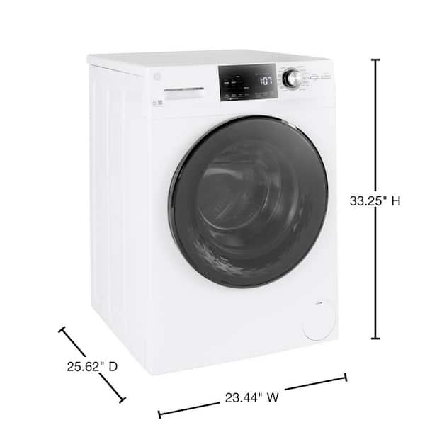GFW148SSLWW  GE 24 2.4 cu. ft. Stackable Compact Washer with Steam -  ENERGY STAR