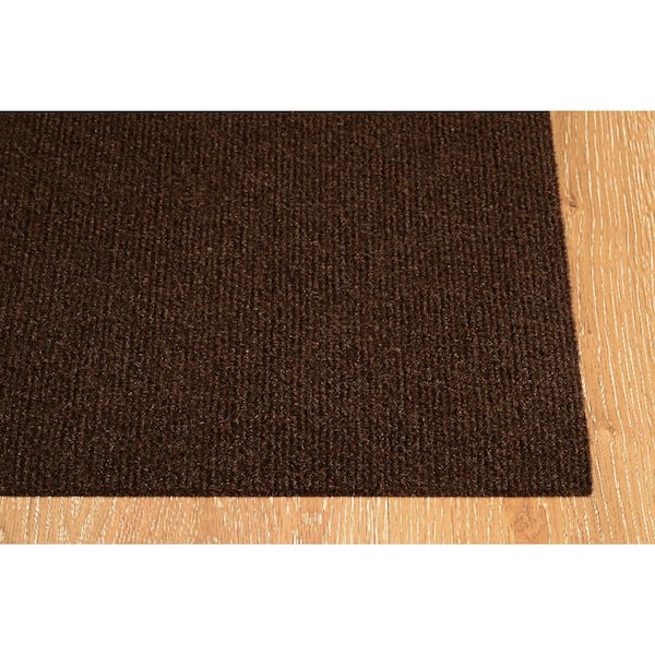 Foss Ribbed Chocolate 6 Ft X 8, Home Depot Outdoor Rugs 4×6