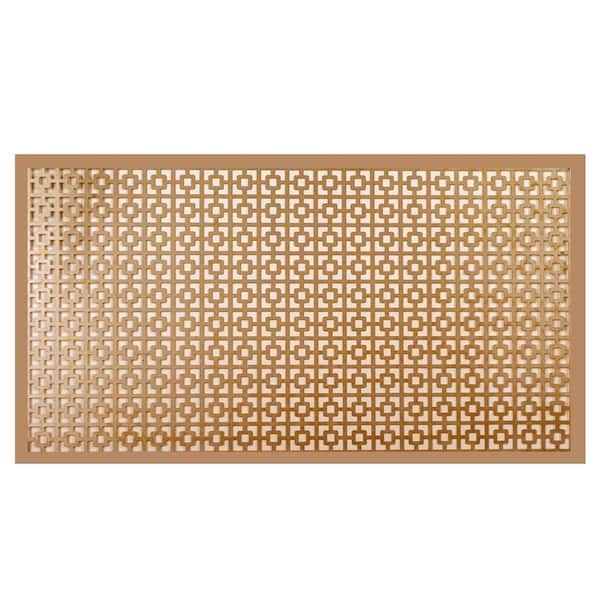 M-D Building Products 12 in. x 24 in. Chain Link Copper Aluminum Sheet
