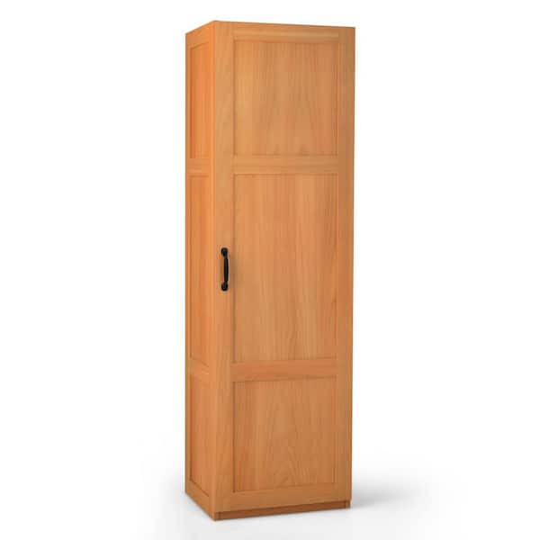 Have a question about Bunpeony 18 in. W x 14 in. D x 60 in. H Brown MDF