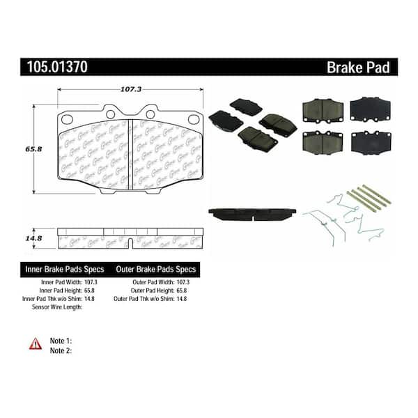 Centric Parts Disc Brake Pad Set