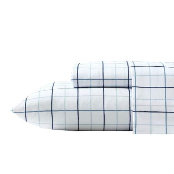 Clarkson 3-Pcs Blue Microfiber Queen Sheet Set