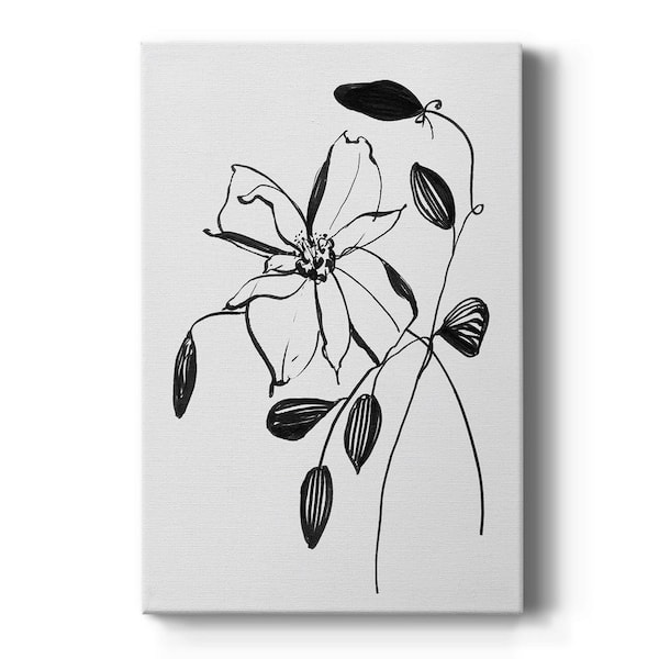 Wild Clematis II By Wexford Homes Unframed Giclee Home Art Print 60 in. x 40 in.