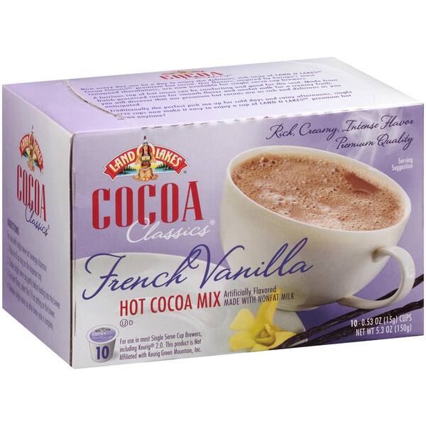 Land O Lakes Cocoa Classics French Vanilla Hot Cocoa (60 Single Serve Cups per Case)