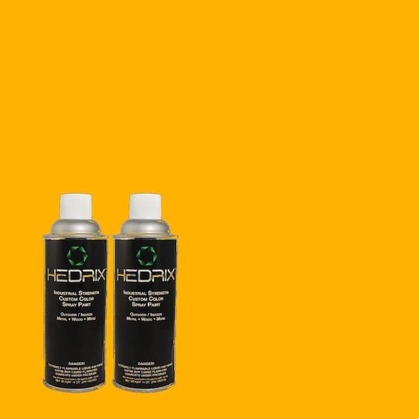 Hedrix 11 oz. Match of S-G-350 Desert Glow Low Lustre Custom Spray Paint (2-Pack)