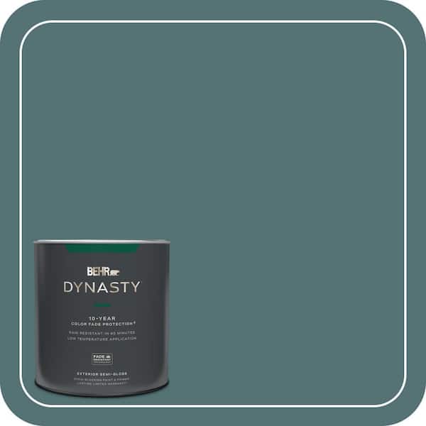 BEHR DYNASTY 1 qt. #PPU13-02 Juniper Berries Semi-Gloss Exterior Stain-Blocking Paint & Primer