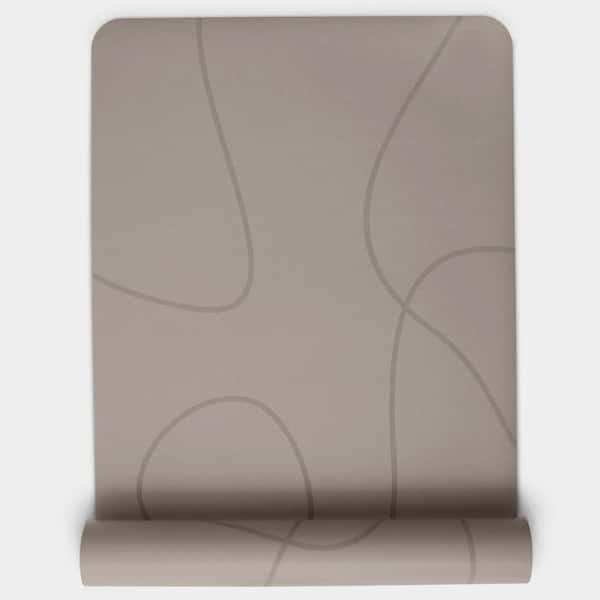 Anqtovp 6ft. Gray Polyurethane Suede Anti-Slip Quick Dry Exercise