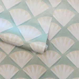 Deco Shell Removable Peel and Stick Vinyl Wallpaper, 28 sq. ft.