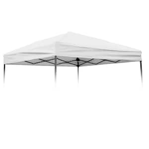 8 ft. x 8 ft. Square Replacement Canopy Gazebo Top For 10 ft. Slant Leg Canopy (White)