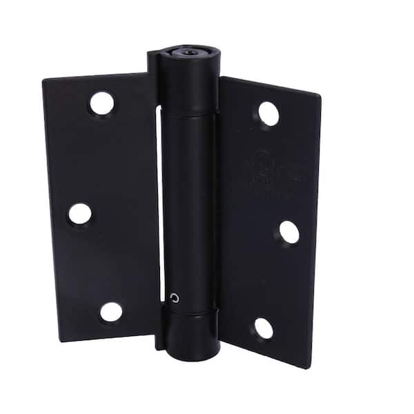 Everbilt 3-1/2 in. x 5/8 in. Radius Matte Black Door Hinge Value