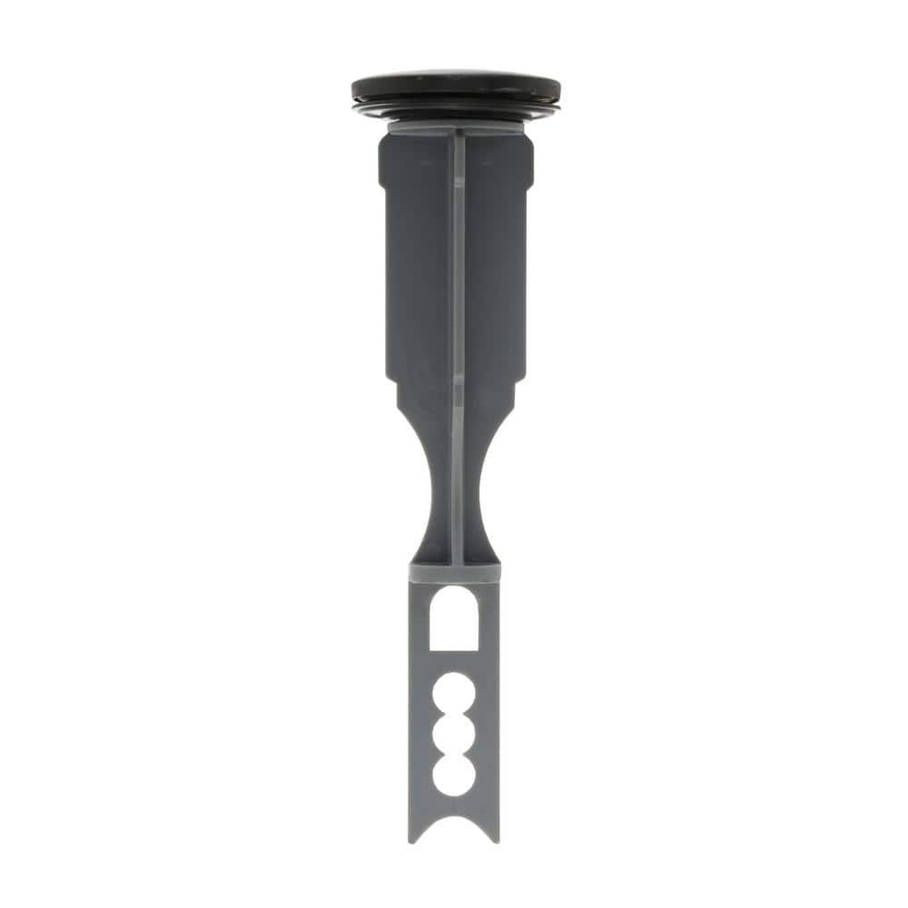 Matte Black Plastic Bathroom Sink Pop-Up Stopper Replacement