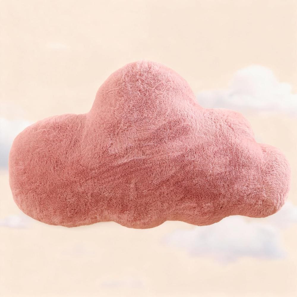 16 x 9.5 in Cloud Throw Pillow Soft Faux Fur Bean Paste Red 1 Piece price history on PriceWatchPro