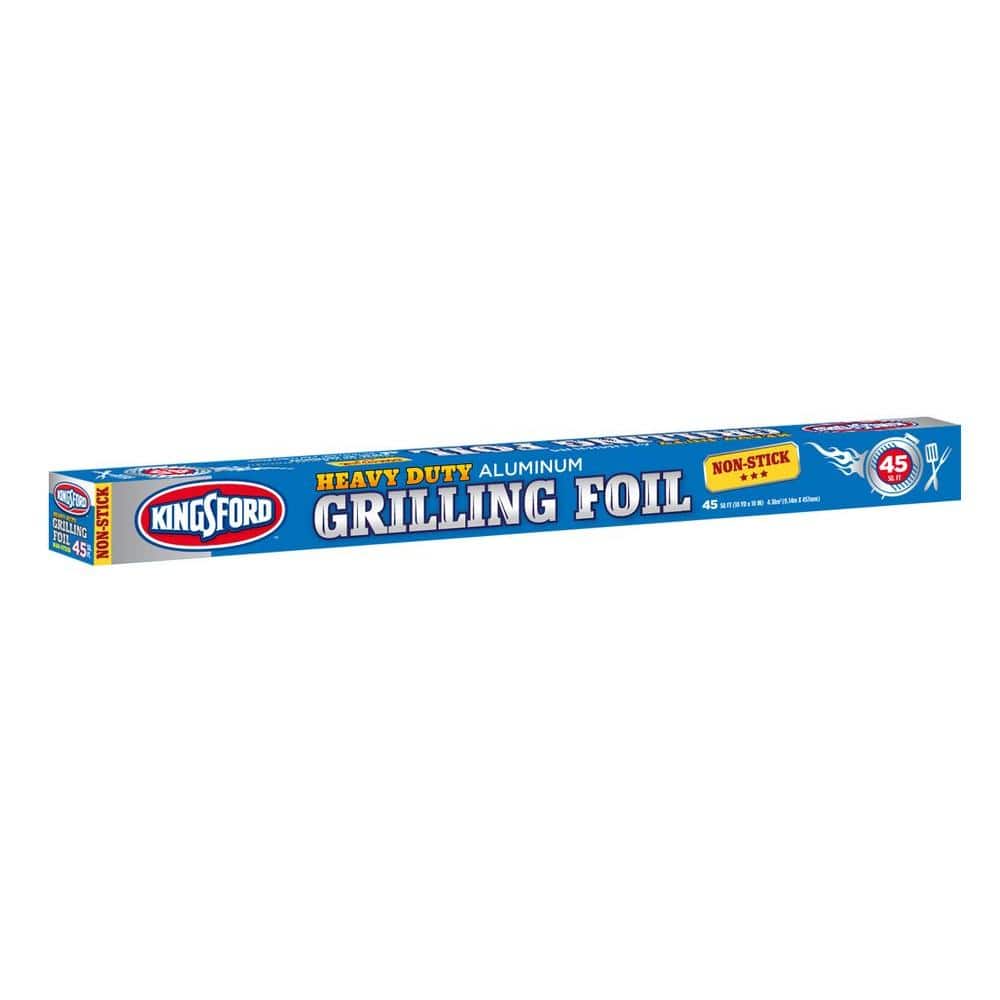 Alfolic Heavy Duty Aluminum Foil - 18 x 500 Feet Tin Grill Foil - 25  Microns Thick Silver Aluminum Wrap for Grilling, Cooking, Baking