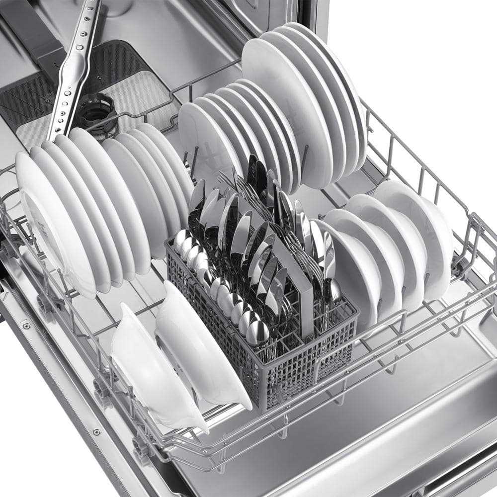 24" Stainless Steel Built-In Dishwasher with Front Control