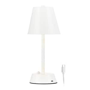 11 in. LED white cordless desk lamp 1 pack