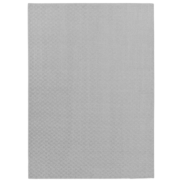 Garland Rug Medallion Silver 9 ft. x 12 ft. Geometric Area Rug