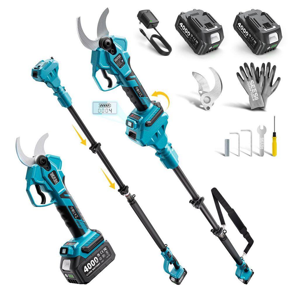 1.6 in. SK5 Steel Blade Pruning Saw with Telescopic Pole, Rotating Head, Adjustable Modes for Tree and Flower price history on PriceWatchPro