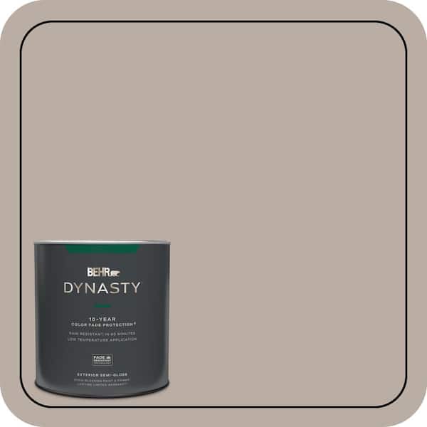 BEHR DYNASTY 1 qt. #N200-3 Nightingale Gray Semi-Gloss Enamel Exterior Stain-Blocking Paint & Primer