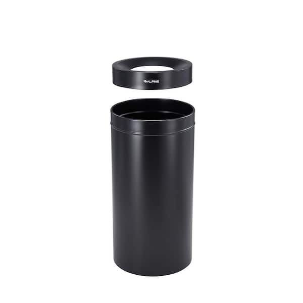 Alpine Industries 54 Gal. Black Stainless Steel Compost and Indoor