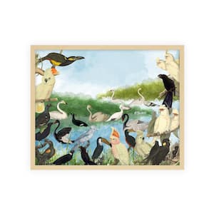 Nature Landscapes Framed Graphic Print Animal Art Print 42 in. x 34 in.