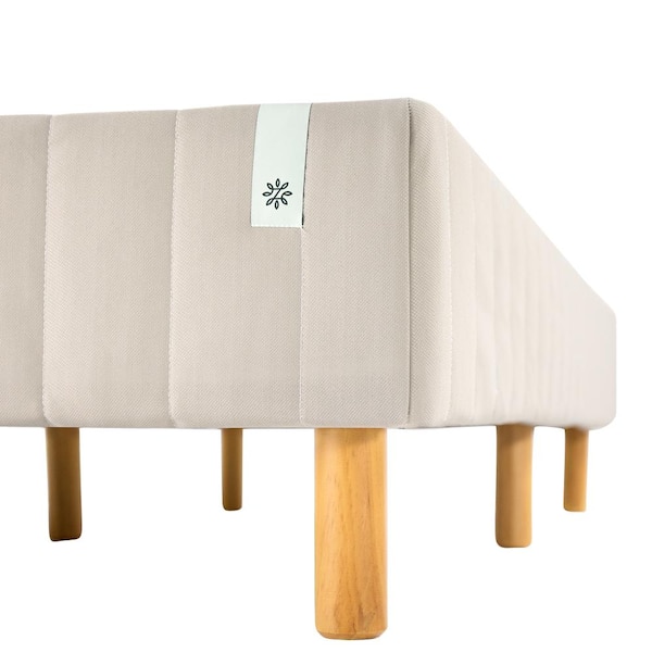 Zinus Good Design Winner Beige Metal Twin 16 in. Mattress Foundation