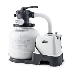 14 in. Dia Krystal Clear Pool Saltwater System and Sand Filter Pump