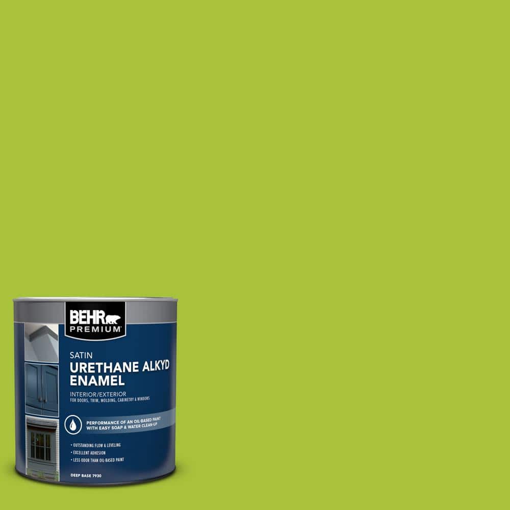 1 qt. #S-G-410 Green Crush Satin Enamel Urethane Alkyd Interior/Exterior Paint price history on PriceWatchPro
