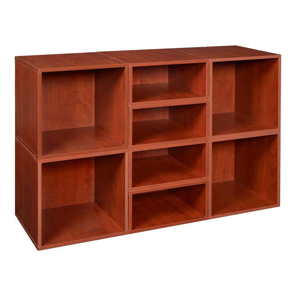 Regency 39 in. H x 26 in. W x 13 in. D Cherry Wood 8Cube Organizer