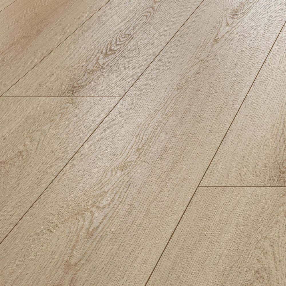 "AB Pattern Milky Sand 14mm T x 9.3"" W x 72"" L AC4 Waterproof Laminate wood Flooring (23. 25sq. ft/case)" price history on PriceWatchPro