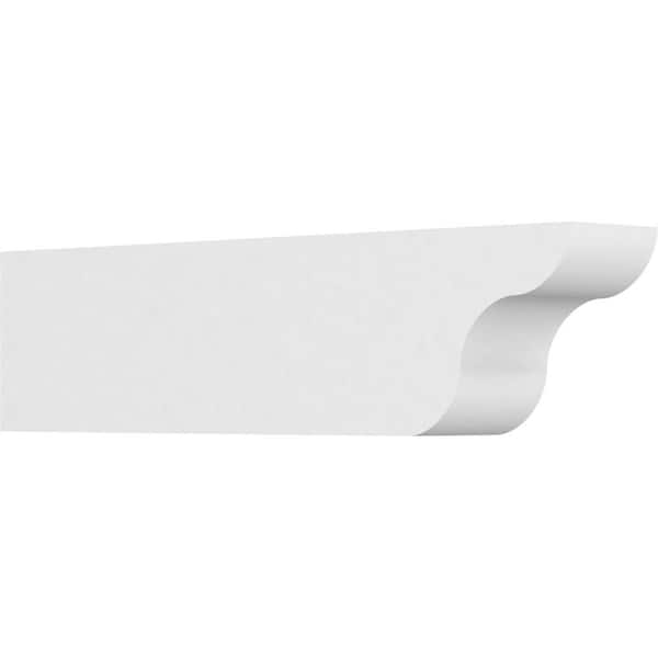 Ekena Millwork 4 in. x 6 in. x 24 in. Standard Carmel Architectural Grade PVC Rafter Tail Brace
