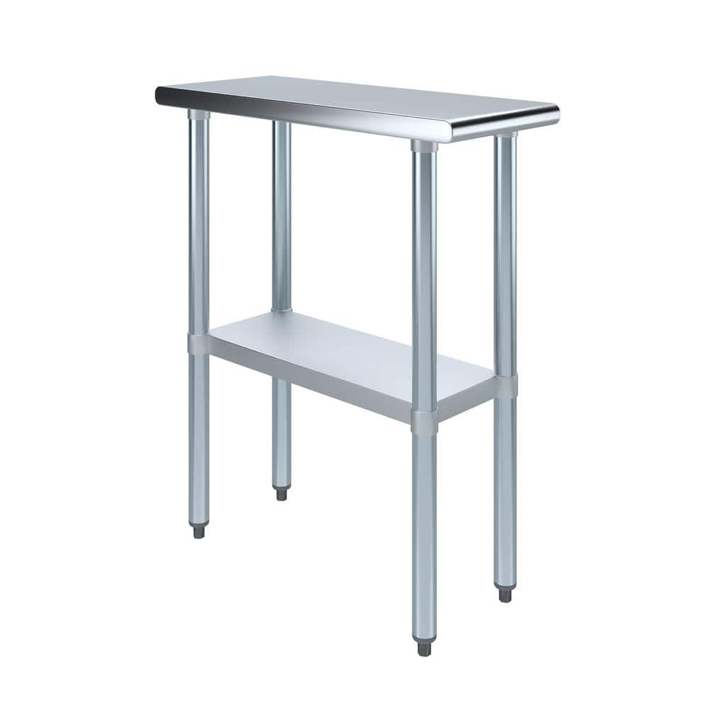 30" x 12" Stainless Steel Utility Work Table with Shelf