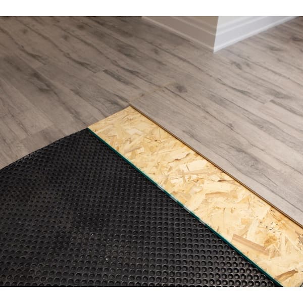 78 in. (6.5 ft.) x 61.5 ft. (400 sq. ft.) DamPro XL Waterproof Moisture  Barrier Foundation Wrap/Floor Underlayment ULM-06-BLK66 - The Home Depot