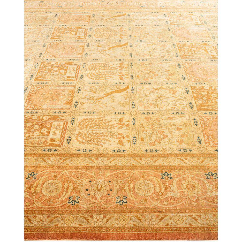 Handmade Traditional Red and Tan Wool 8' x 10' Area Rug