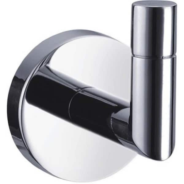 Utopia J-Hook/Robe Hook 2.14 in. Polished Chrome